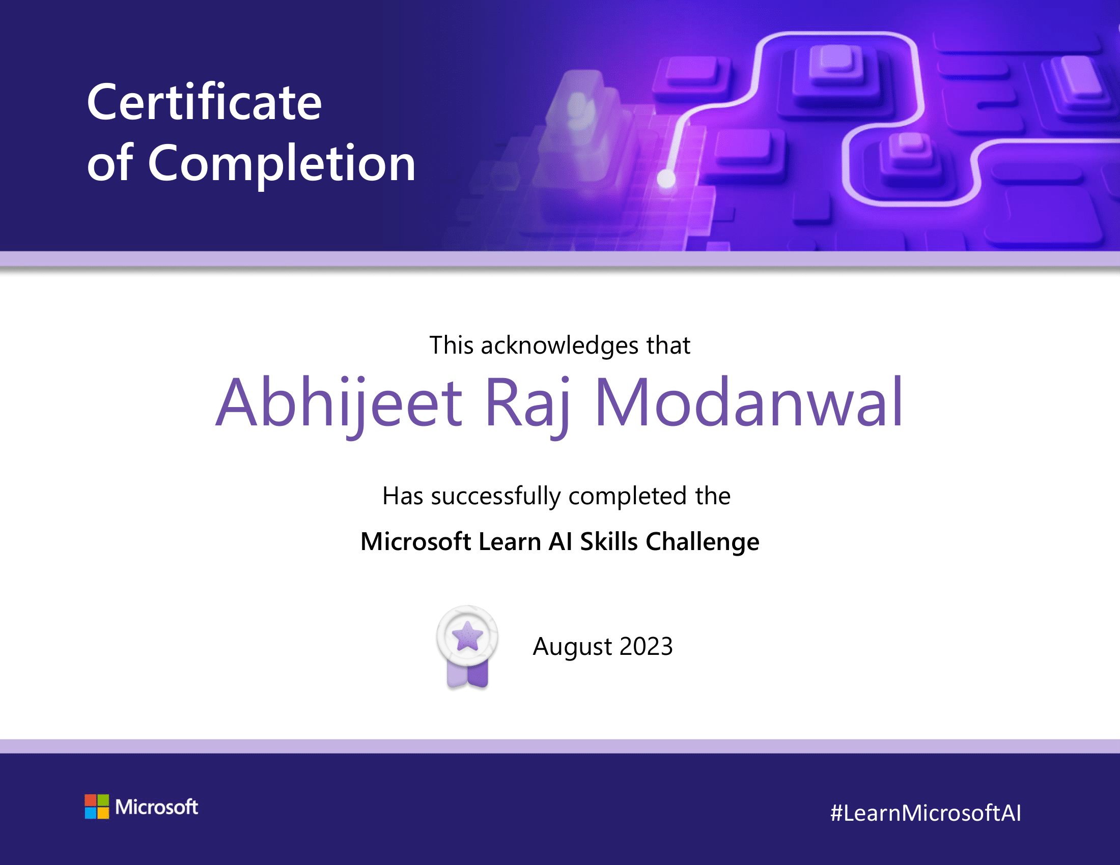 Deep Learning Certificate 3